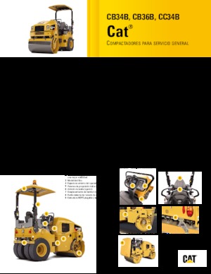 टैंडम वाइब्रेशन रोलर Caterpillar CB34B