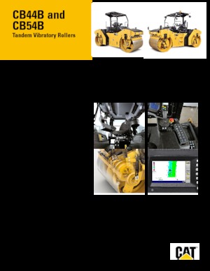 टैंडम वाइब्रेशन रोलर Caterpillar CB54B