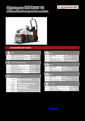 टैंडम वाइब्रेशन रोलर Dynapac CC 1200 VI 