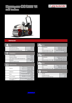 टैंडम वाइब्रेशन रोलर Dynapac CC 1200 VI 
