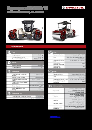टैंडम वाइब्रेशन रोलर Dynapac CC 4200 VI 