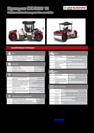 टैंडम वाइब्रेशन रोलर Dynapac CC 4200 VI 