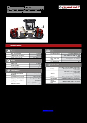 टैंडम वाइब्रेशन रोलर Dynapac CC 6200 VI 