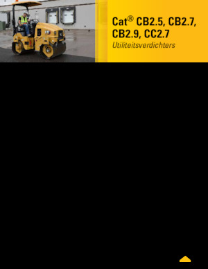 टैंडम वाइब्रेशन रोलर Caterpillar CC2.7