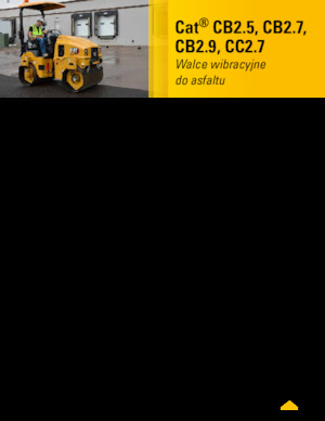 टैंडम वाइब्रेशन रोलर Caterpillar CC2.7