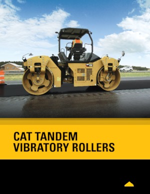 टैंडम वाइब्रेशन रोलर Caterpillar CD54B