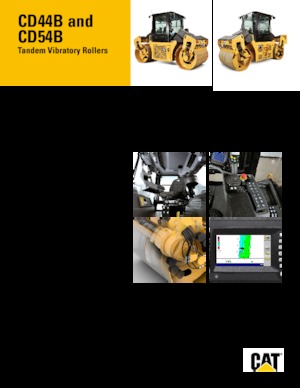टैंडम वाइब्रेशन रोलर Caterpillar CD54B