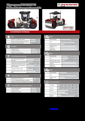 टैंडम वाइब्रेशन रोलर Dynapac CO 4200 VI 