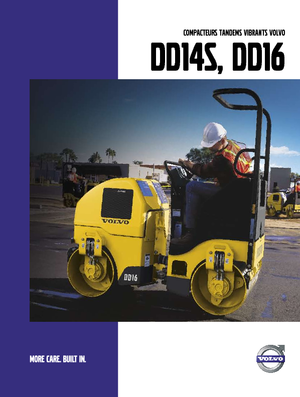 टैंडम वाइब्रेशन रोलर Volvo DD16