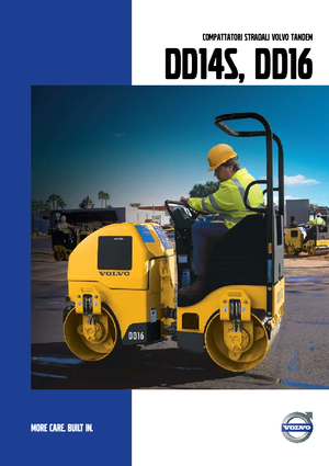 टैंडम वाइब्रेशन रोलर Volvo DD16