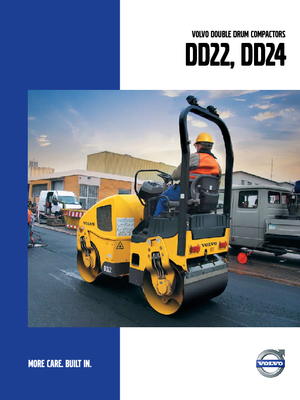 टैंडम वाइब्रेशन रोलर Volvo DD24