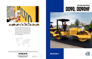 टैंडम वाइब्रेशन रोलर Volvo DD90