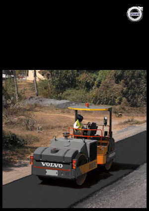 टैंडम वाइब्रेशन रोलर Volvo DD100B