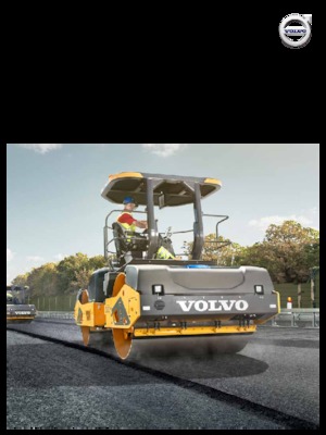 टैंडम वाइब्रेशन रोलर Volvo DD120C 