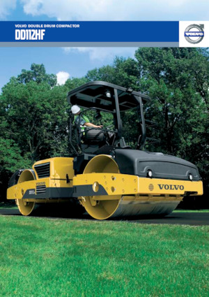 टैंडम वाइब्रेशन रोलर Volvo DD112HF