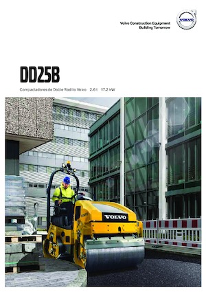 टैंडम वाइब्रेशन रोलर Volvo DD25B