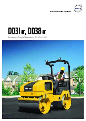 टैंडम वाइब्रेशन रोलर Volvo DD38HF 