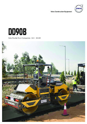 टैंडम वाइब्रेशन रोलर Volvo DD90B