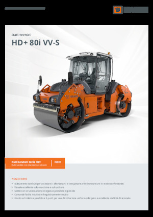 टैंडम वाइब्रेशन रोलर Hamm HD+ 80i VV-S