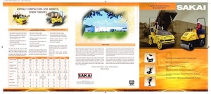 टैंडम वाइब्रेशन रोलर Sakai HS67ST