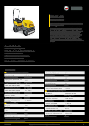 टैंडम वाइब्रेशन रोलर Wacker Neuson RD12L-90