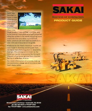 टैंडम वाइब्रेशन रोलर Sakai SW770HF 