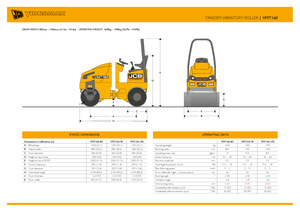 टैंडम वाइब्रेशन रोलर JCB-Vibromax VMT160-80