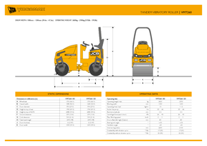 टैंडम वाइब्रेशन रोलर JCB-Vibromax VMT260-120