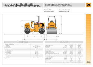 टैंडम वाइब्रेशन रोलर JCB-Vibromax VMT 400