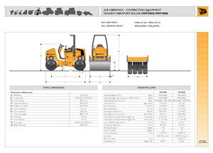 टैंडम वाइब्रेशन रोलर JCB-Vibromax VMT 390 K