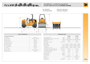 टैंडम वाइब्रेशन रोलर JCB-Vibromax VMT 480 K