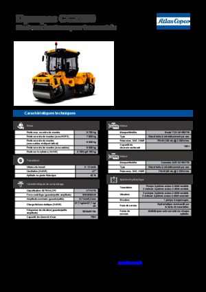 टैंडम वाइब्रेशन रोलर Dynapac CC 2200 