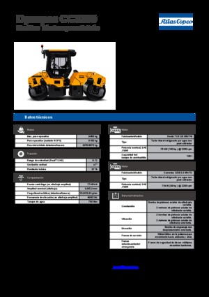 टैंडम वाइब्रेशन रोलर Dynapac CC 3200 