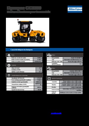टैंडम वाइब्रेशन रोलर Dynapac CC 3200 