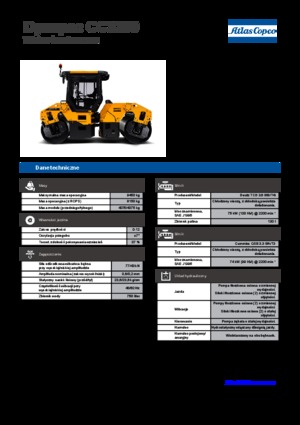 टैंडम वाइब्रेशन रोलर Dynapac CC 3200 