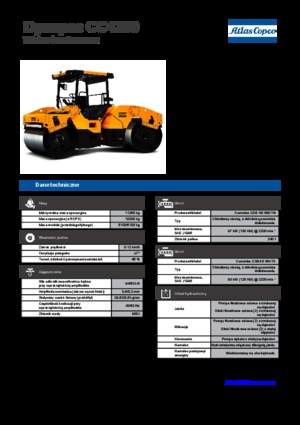 टैंडम वाइब्रेशन रोलर Dynapac CC 4200 