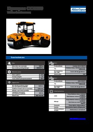 टैंडम वाइब्रेशन रोलर Dynapac CC 6200 