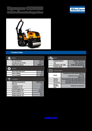 टैंडम वाइब्रेशन रोलर Dynapac CC 900 S 
