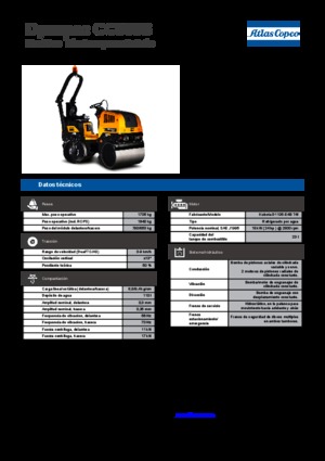 टैंडम वाइब्रेशन रोलर Dynapac CC 900 S 
