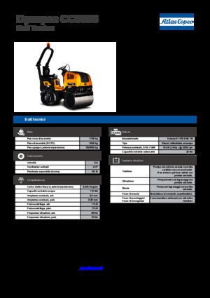 टैंडम वाइब्रेशन रोलर Dynapac CC 900 S 