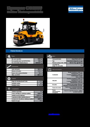 टैंडम वाइब्रेशन रोलर Dynapac CG 2300 