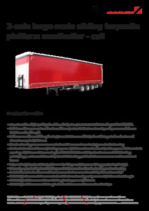 कर्टन साइड / टार्पॉलिन सेमी ट्रेलर Schwarzmüller 3-axle large-scale sliding tarpaulin platform semitrailer - coil