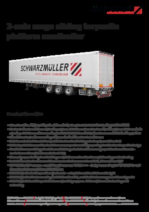 कर्टन साइड / टार्पॉलिन सेमी ट्रेलर Schwarzmüller 3-axle mega sliding tarpaulin platform semitrailer - coil