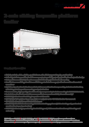 कर्टन साइड / टार्पॉलिन ट्रेलर Schwarzmüller 2-axle sliding tarpaulin platform trailer