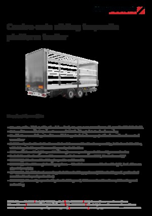 कर्टन साइड / टार्पॉलिन ट्रेलर Schwarzmüller Centre-axle sliding tarpaulin platform trailer