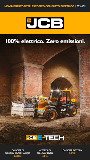इलेक्ट्रिक टेलीहैंडलर JCB 525-60E Hi-Viz 