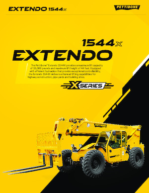 टेलीहैंडलर Pettibone Extendo 1544X