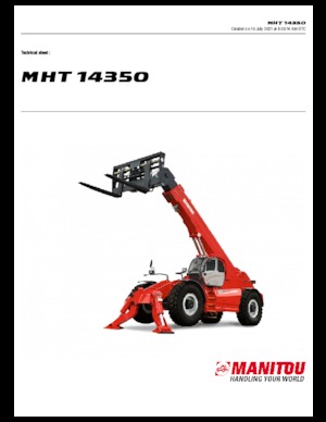 टेलीहैंडलर Manitou MHT 14350