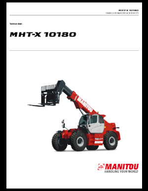 टेलीहैंडलर Manitou MHT-X 10180