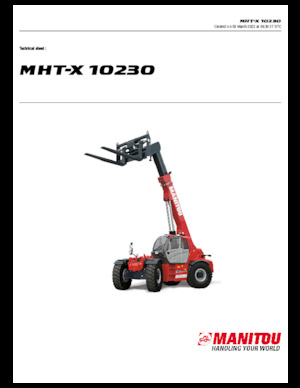 टेलीहैंडलर Manitou MHT-X 10230